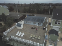 waterfront backyard view